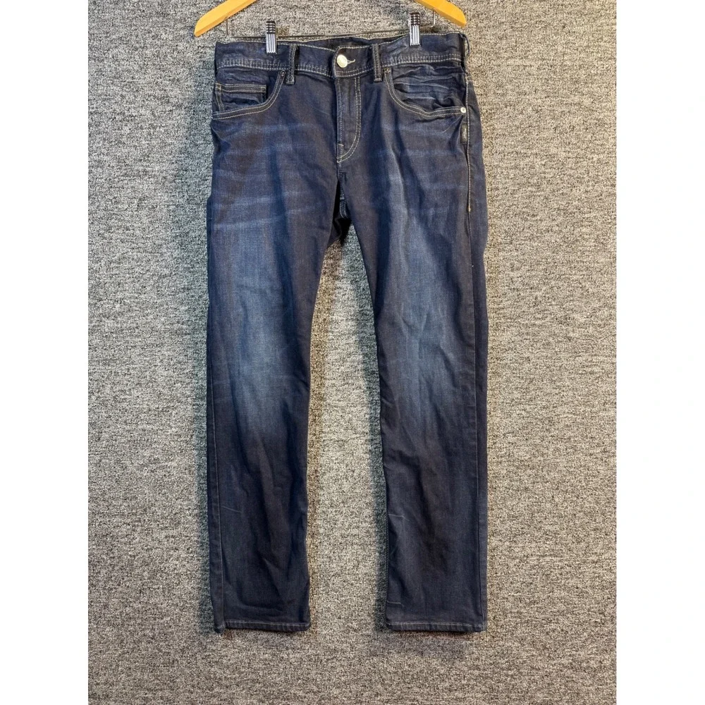 Silver Jeans Co Allan Slim Fit Dark Wash Indigo Denim Jeans W32 L32 M22231BBS491
